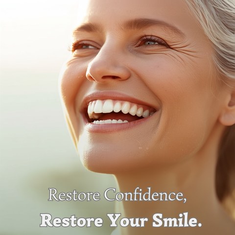 Restore Confidence, Restore Your Smile - dental implants at Island Dentists