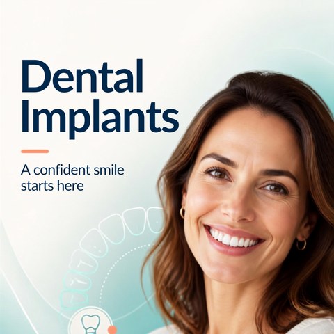 Dental Implants - a confident smile starts here
